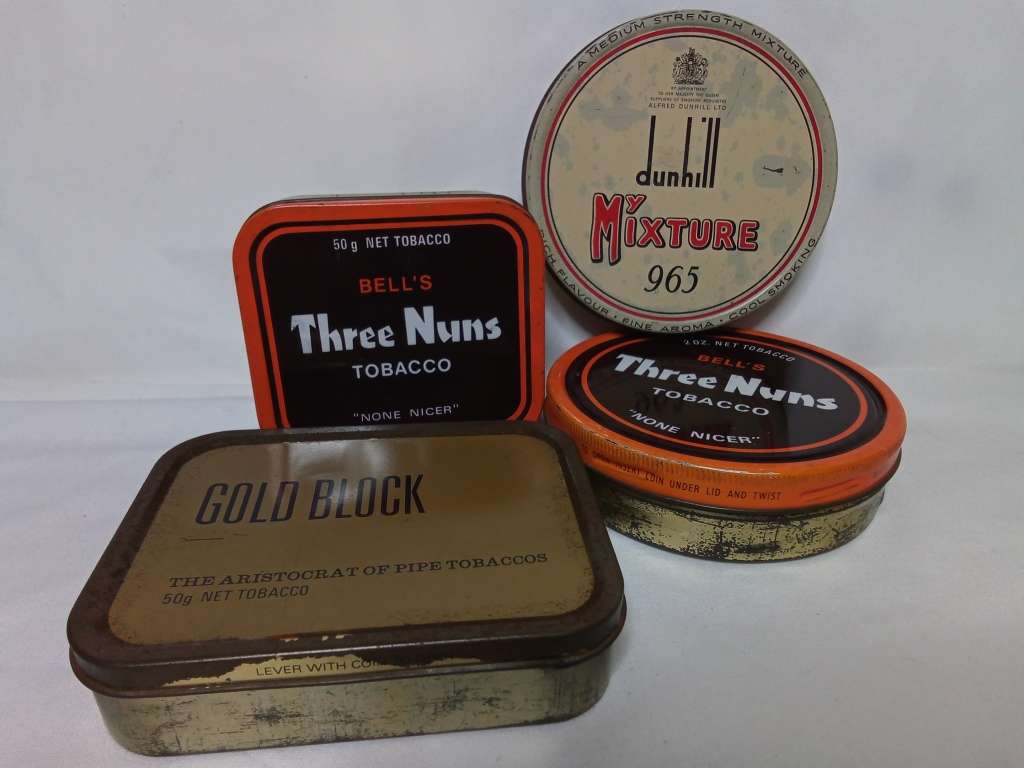 Wow!  Very collectable Vintage tobacco tins with original content!!