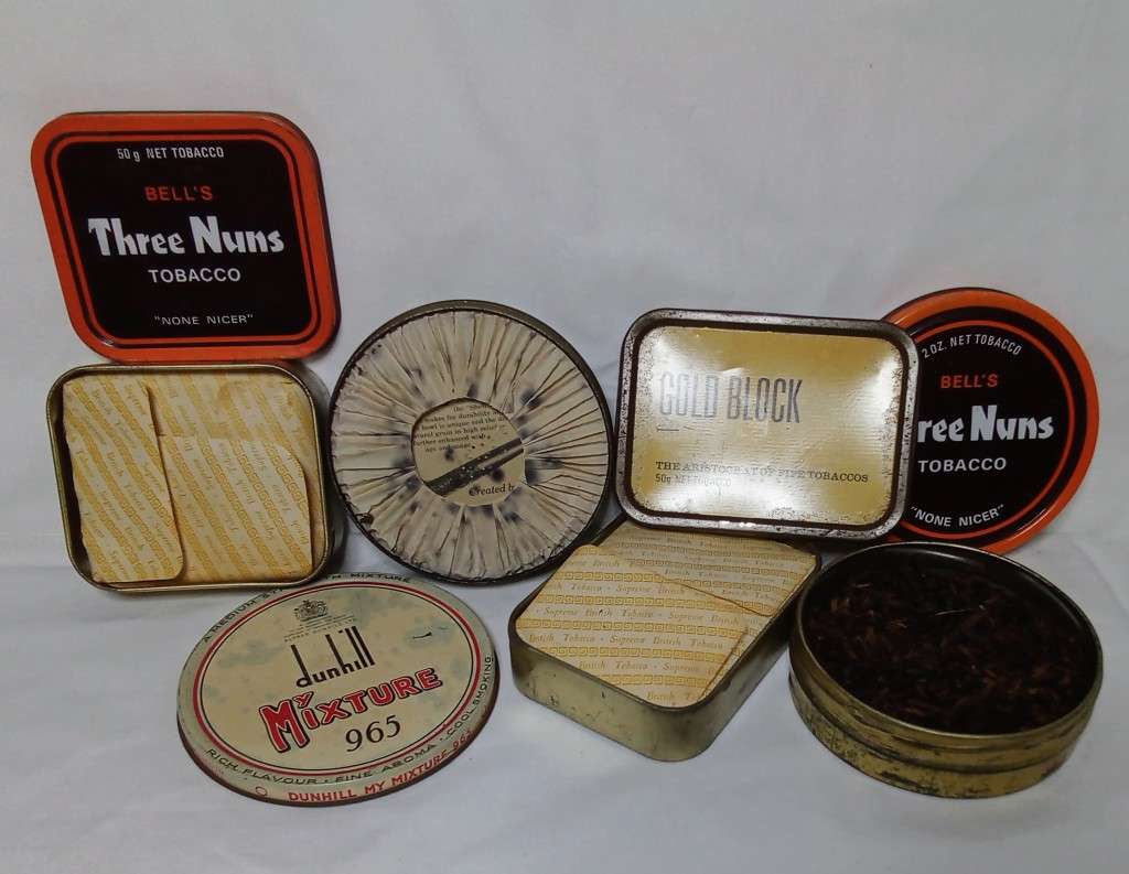 Wow!  Very collectable Vintage tobacco tins with original content!!