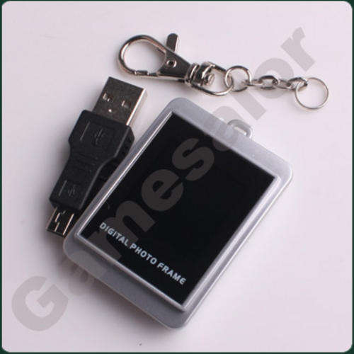 1.5 LCD  White Digital Photo Picture Frame with keychain