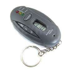 Digital LCD Alcohol Breath Analyzer Breathalyzer Tester  Key Chain