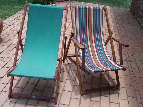 OLD DECK CHAIRS X 3 ***For Little Red Only***