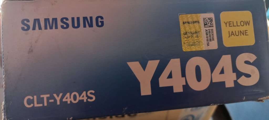 Samsung CLT-Y-404S Yellow Toner