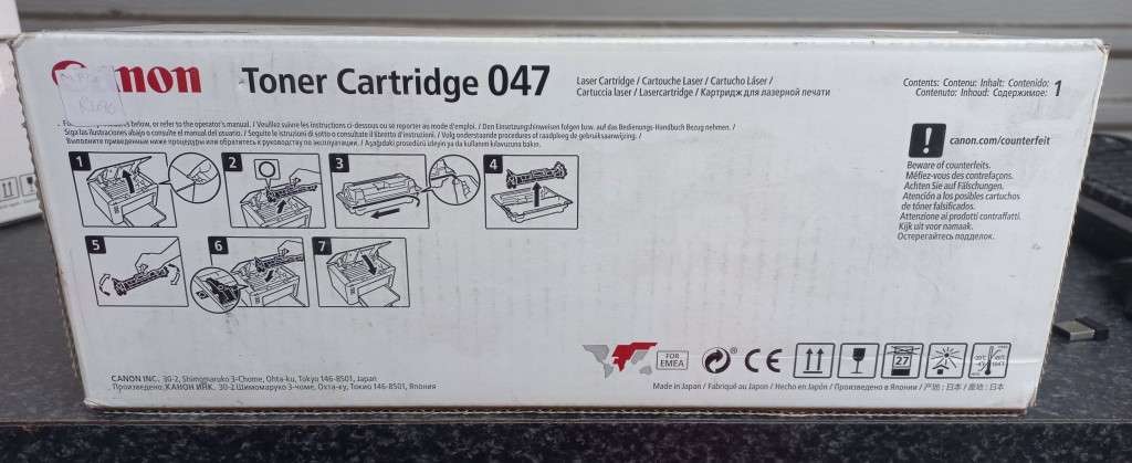 Canon Genuine 047 Cartridge