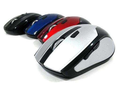 2.4G wireless optical mouse (Red / Black / Blue / Sliver )