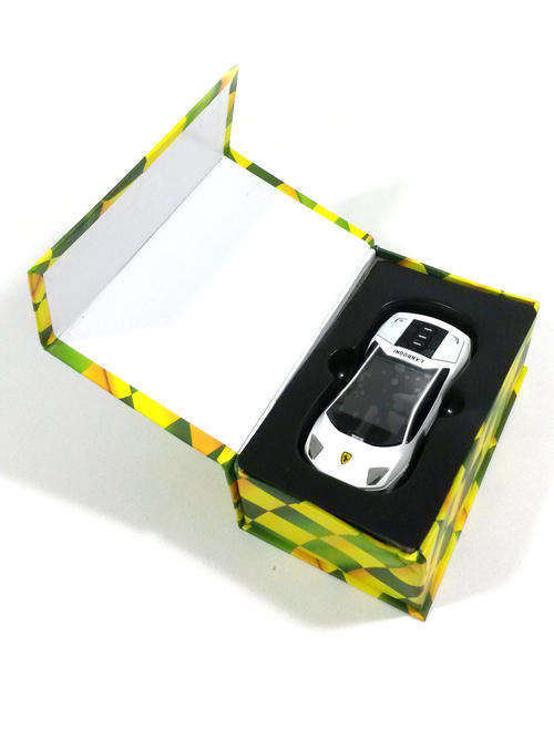 White Lambogni Stylish Cell phone (dual SIM card at once) ITS A REAL PHONE!!!
