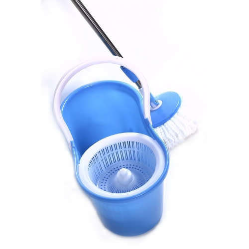 360° Rotating Magic Spin Mop Dehydrate Basket W/Bucket