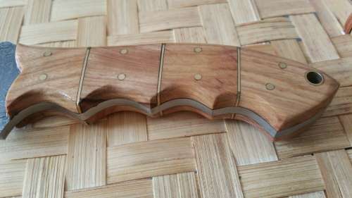 Handcrafted Damascus Steel Tracker Knife