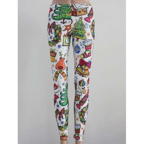 Christmas Pattern Leggings , Festive