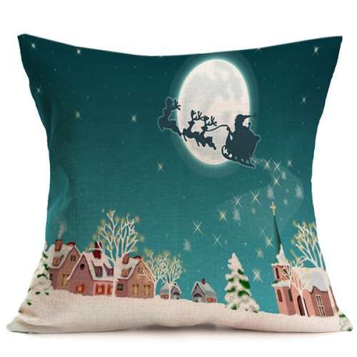 Christmas Reindeer Cushion Cover