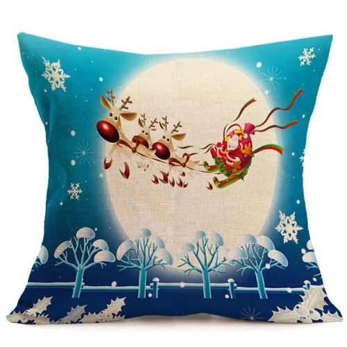 Christmas Reindeer Cushion Cover