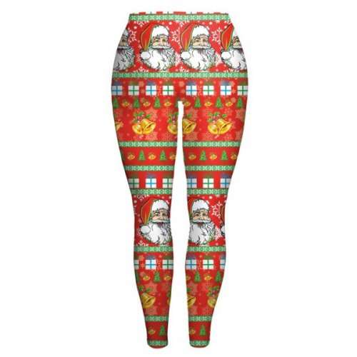 Christmas Pattern Leggings - Large