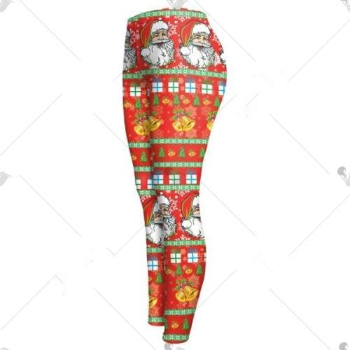 Christmas Pattern Leggings - Large