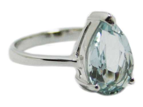AQUAMARINE RING - SET IN  925 SILVER