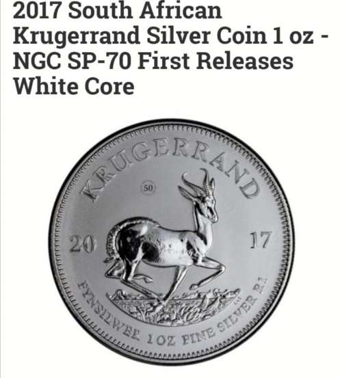 PREMIUM UNCIRCULATED 2017 SILVER KRUGER RAND