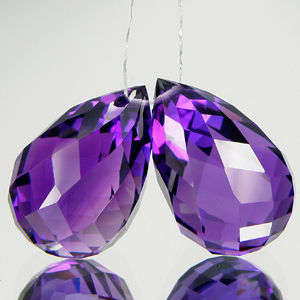 ALLURING  Set of 2 Namibian AMETHYSTS!