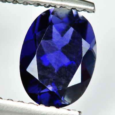 AMAZING  1.06cts Brilliant Tanzanite Blue Iolite!