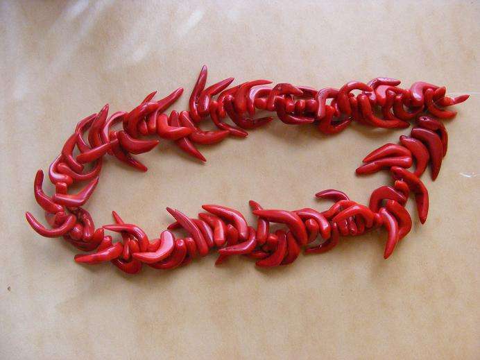 EXQUISITE  Genuine CORAL Bead string!  UNIQUE!