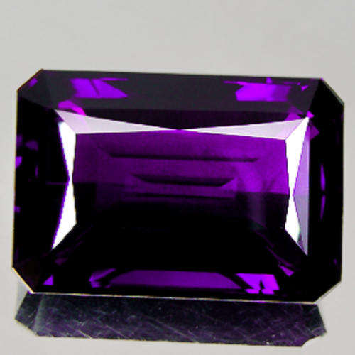 Collector's gem!  31.70 cts  Emerald cut Bolivian  AMETHYST!