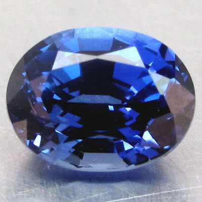 STUNNING 2.05 CTS INTENSE BLUE SAPPHIRE!