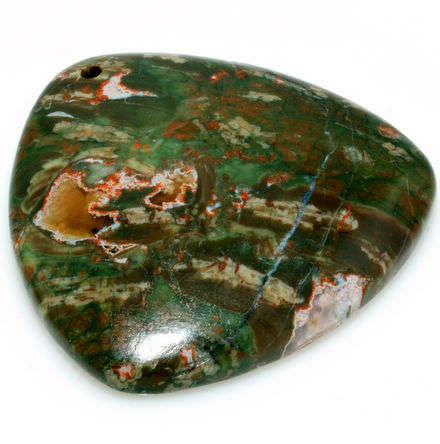 GORGEOUS Natural CAMOUFLAGE JASPER gemstone!