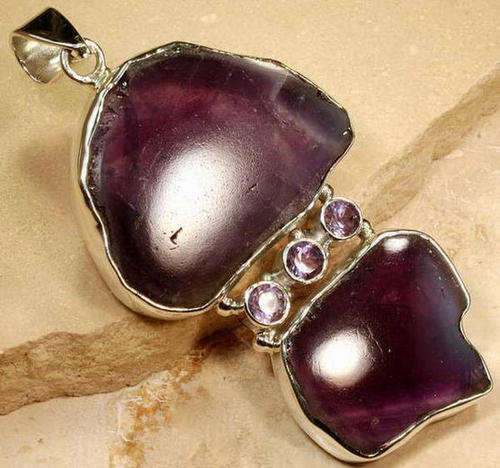 ONE OF A KIND  specially designed AMETHYST   gemstone Pendant!