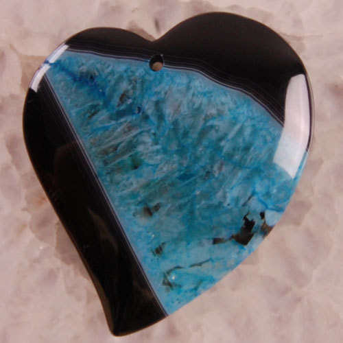 SAY IT WITH A HEART!  Rare Geode Druzy Agate gemstone!  AWESOME!