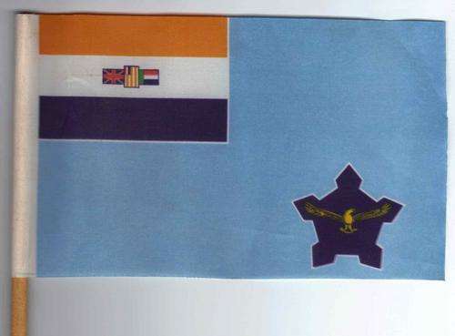 (133) Old SAAF  table flag (16x10 cm)