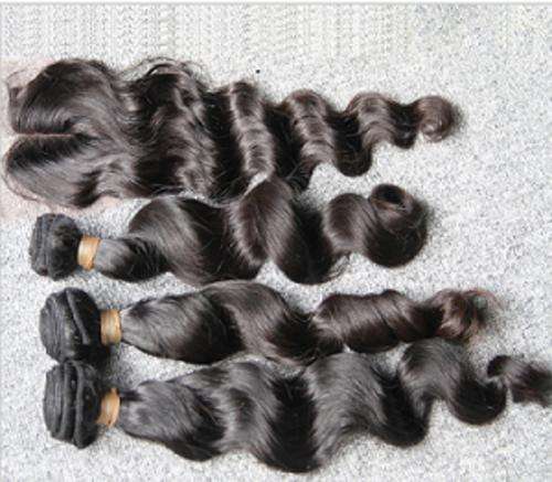 22,20,18inch Brazilian Loose Wave Virgin Hair 300gram (3packs)