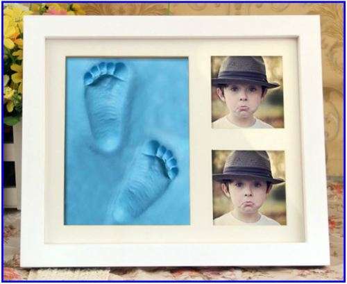 Baby Hand / Footprint Frame kit (Pink/Blue available)