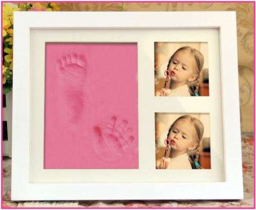 Baby Hand / Footprint Frame kit (Pink/Blue available)