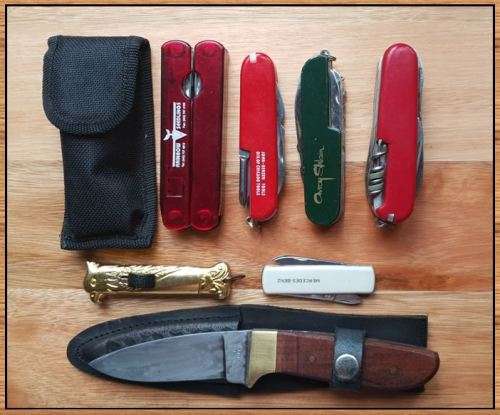 lot Knives as per images