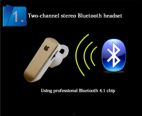 Bluetooth headset (supports music)