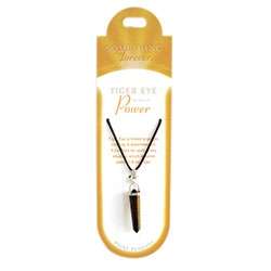 Point Pendant - Tiger Eye (The Stone of Power)