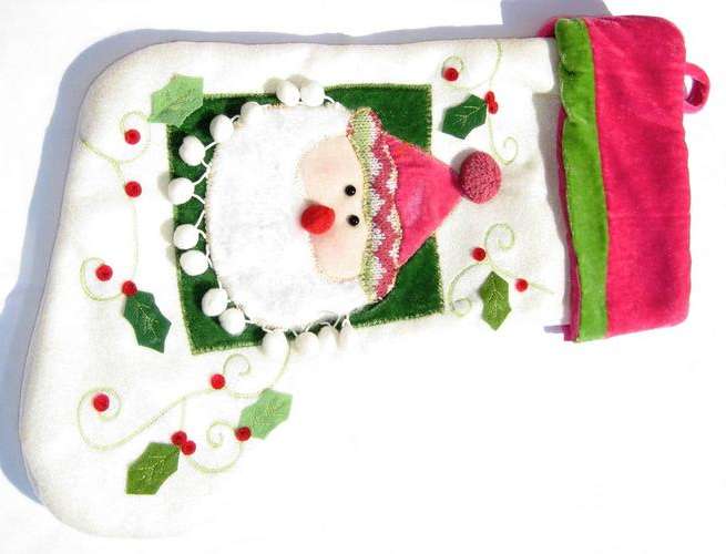 CHRISTMAS STOCKING - Plush/Velvet (Lined)