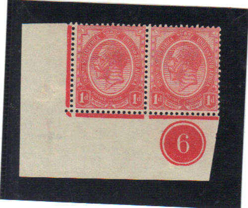 Union of South Africa : Sacc 3: Plate  6    unmounted