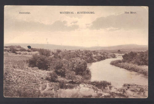 Union Of South Africa: Post Card Rustenburg : Waterval. Clean card  Very good Rustenburg Strike
