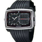 Weide Stainless Steel Quartz Men's PU Strap Multifunction Electronic watch