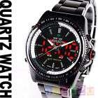 Weide Double Movement IP Black Stainless Steel.