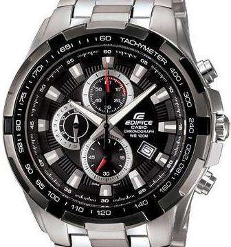 Black Dail F1 Red Bull Casio Edifice Chronograph  # EF-539D-1AV 53.5 mm