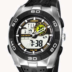 Ohsen  Unisex Sport Watch Anlog and Digital duel display.