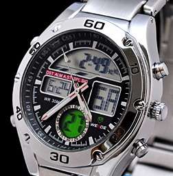 Weide Double Movement Stainless WH831 Analog & Quartz