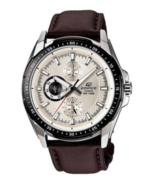 CASIO Edifice Elegant multiple-dial design,Triple-fold Buckle