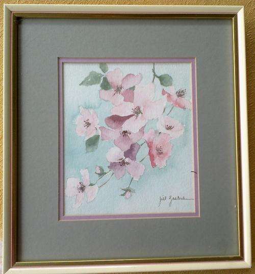 Original water painting --Kosmos by Gill Gaetsch