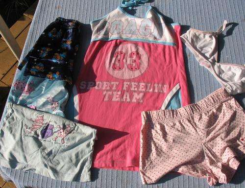 SUMMER PAJAMAS FOR LITTLE  GIRLS .
