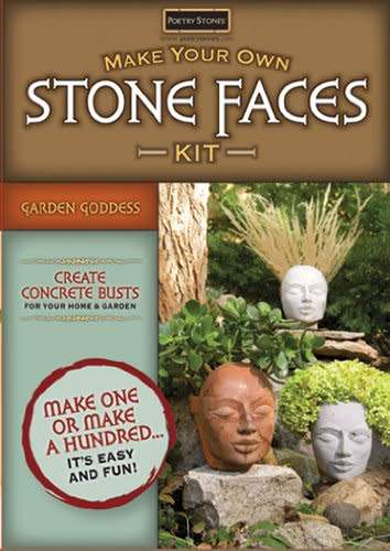 Garden Garden Goddess Stone Faces Model 6124