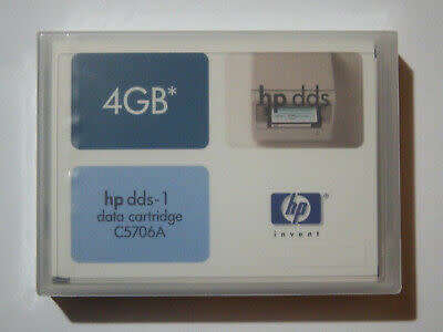 hp dds-1 data cartridge c5706a 4GB