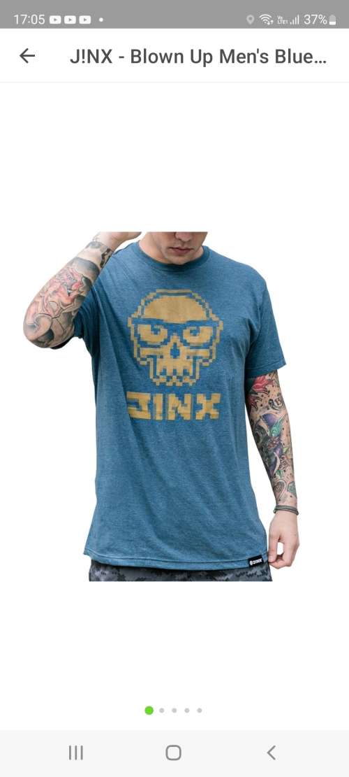 Jinx brand blown up premium tee - XL