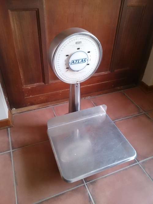 Atlas "Lollipop" 30kg Stainless Steel & Cast Iron Scale