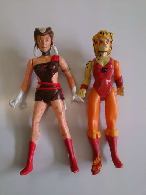 2x Vintage Thundercats Action Figures, LJN Toys, 1980's