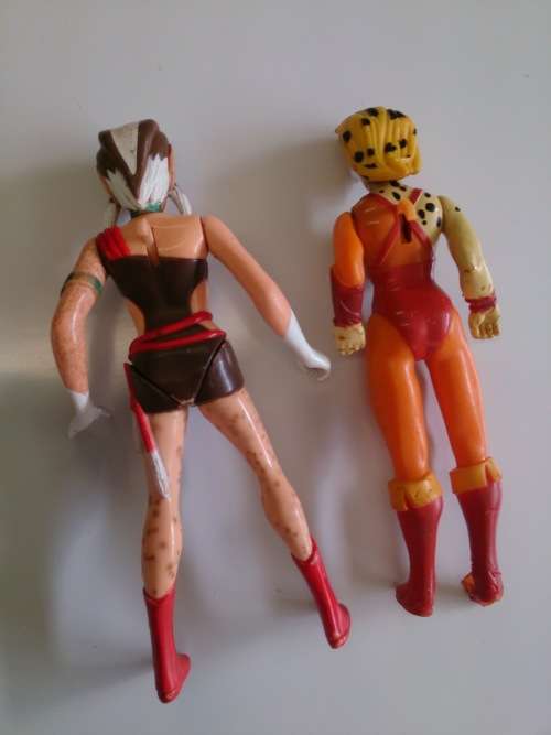 2x Vintage Thundercats Action Figures, LJN Toys, 1980's